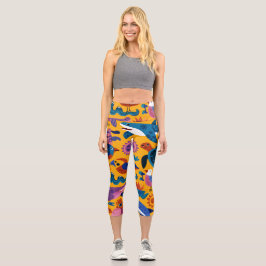 Palm Breeze High Waisted Capris Geschenk