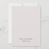 Palm Breeze | Hochzeitsfeier Einladung (Rückseite)