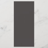 Palm Breeze | Hochzeitsprogramm Weiß Programm (Rückseite)