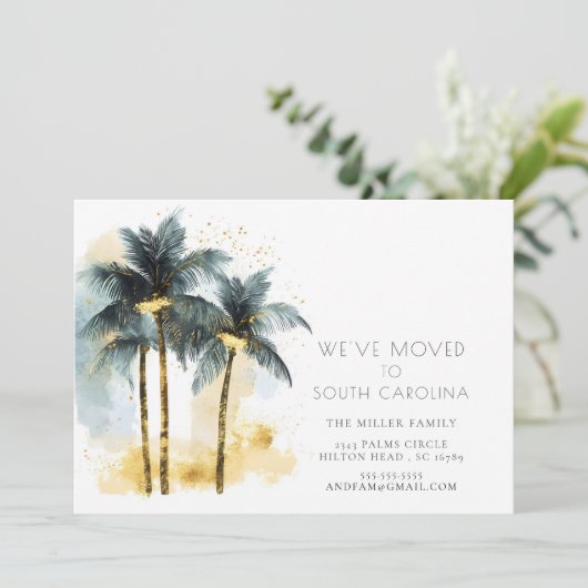 Palm Breeze Moving Ankündigung (Stehend Vorderseite)