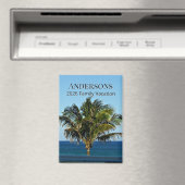 Palm Breeze Shoreline | Family Name & Trip Year Magnet (In Situ (Geschirrspüler))