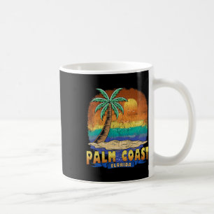 Palm Coast Florida Vintage-Antik-Souvenir Kaffeetasse
