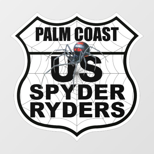 Palm Coast Kapitel - Aufkleber Kapitel Logo (Blatt)