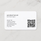 Palm Coastal Property Real Anwesen Realtor Foto QR Visitenkarte (Rückseite)