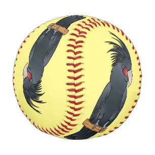 Palm Cockatoo Vogel Cartoon Illustration Baseball