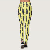 Palm Cockatoo Vogel Cartoon Illustration Leggings (Rückseite)