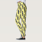 Palm Cockatoo Vogel Cartoon Illustration Leggings (Links)