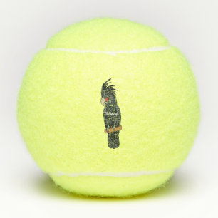 Palm Cockatoo Vogel Cartoon Illustration Tennisbälle