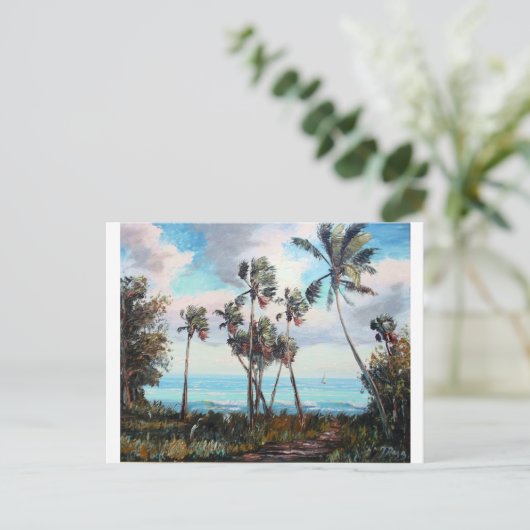 Palm Cove Postkarte (Stehend Vorderseite)