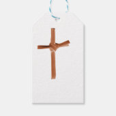 Palm Cross Elegant, Minimalistisch Golden Christli Geschenkanhänger (Vorderseite)