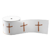 Palm Cross Muster Ripsband (Spule)