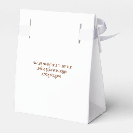 Palm Cross Personalisiert, Christening oder Kommun Geschenkschachtel (Rückseite)