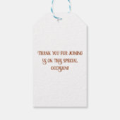 Palm Cross Personalisiert Favor Tag Geschenkanhänger (Rückseite)