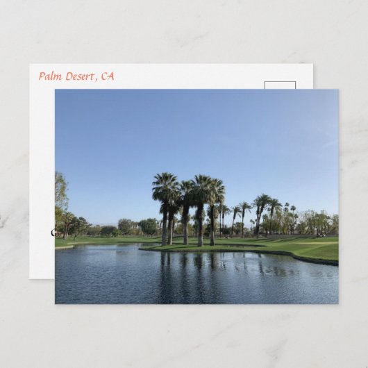 PALM DESERT #1 POSTKARTE (Vorne/Hinten)