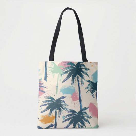 Palm Details Beach Bag Tasche (Vorderseite)