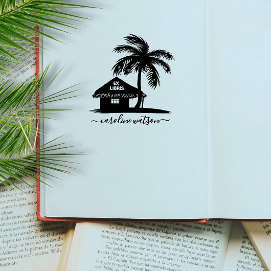 Palm Ex libris Stempel