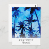 *~* Palm Exotic AP25 Personalize Travel Abstrakt P Postkarte (Vorne/Hinten)