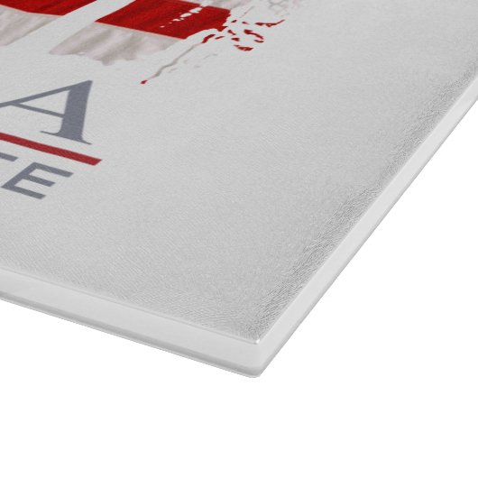 Palm Flag Hawaii Aloha Patriotic Cutting Board Schneidebrett (Ecke)