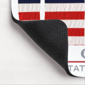 Palm Flag USA Mousepad (Ecke)