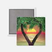 Palm Frame Magnet (Vorderseite/Rückseite)