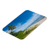 Palm Fringed Kolovai Beach Magnet (Linke Seite)
