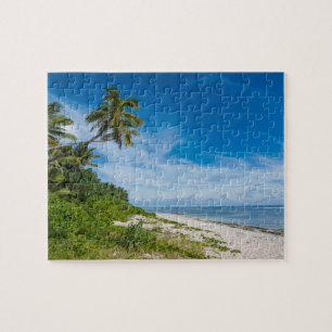 Palm Fringed Kolovai Beach Puzzle
