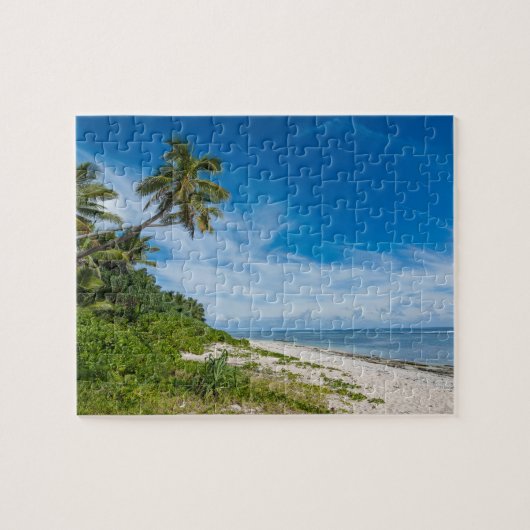 Palm Fringed Kolovai Beach Puzzle (Horizontal)