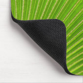 Palm Frond Green Pattern Mousepad (Ecke)