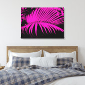Palm frond hawaii Leinwand (Insitu (Schlafzimmer))