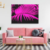 Palm frond hawaii Leinwand (Insitu (Wohnzimmer))