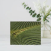 Palm Frond Postkarte (Stehend Vorderseite)