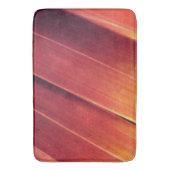 Palm Fronds in Rost und Gold Badematte (Vorderseite Vertikal)