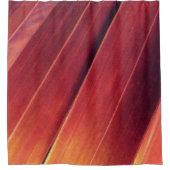 Palm Fronds in Rost und Gold Duschvorhang (Vorderseite)