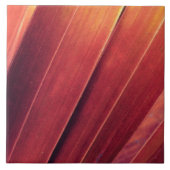 Palm Fronds in Rost und Gold Fliese (Vorderseite)
