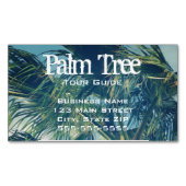 Palm Fronds Magnetische Visitenkarte (Vorderseite)
