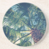 Palm Fronds Sandstein Untersetzer (Vorne)