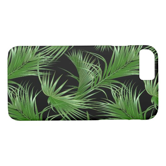 Palm Fronds Tropical Pattern Case-Mate iPhone Hülle (Rückseite (Horizontal))