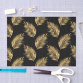 Palm Frontsatz Gold und Black Wassercolor Seidenpapier (Handwerk)