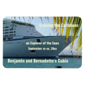 Palm Gerahmt Bow Stateroom Door Marker Magnet (Horizontal)