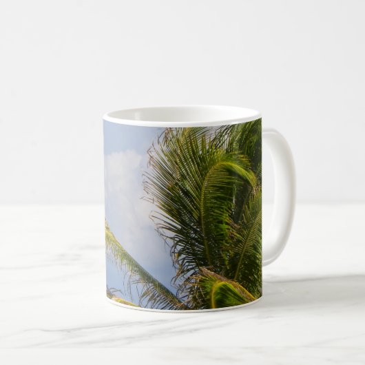 Palm Gerahmt Kaffeetasse (VorderseiteRechts)