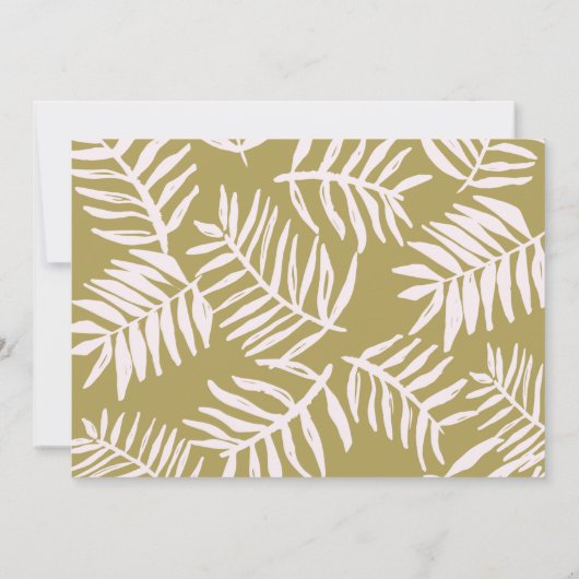 Palm Getaway Save the Date (Rückseite)