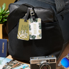 Palm Getaway Tropical Beach Gepäckanhänger