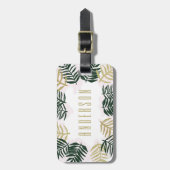Palm Getaway Tropical Beach Gepäckanhänger (Vorderseite vertikal)