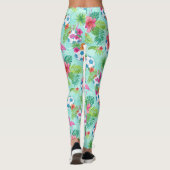 Palm Goals Fußballdruck Leggings (Rückseite)