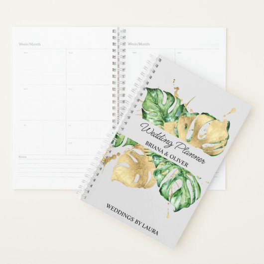 Palm Gold Tropical Sand Wedding Planer (Anzeige)