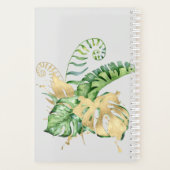 Palm Gold Tropical Sand Wedding Planer (Rückseite)