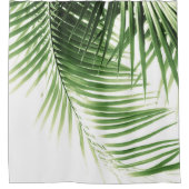 Palm Green Vibes #9 Duschvorhang (Vorderseite)