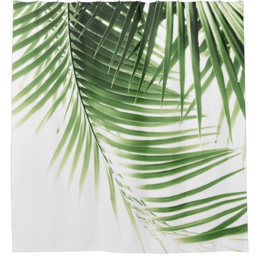 Palm  Green Vibes #9 Duschvorhang (Vorderseite)