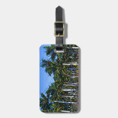 Palm Grove Mosaic Gepäckanhänger (Vorderseite vertikal)