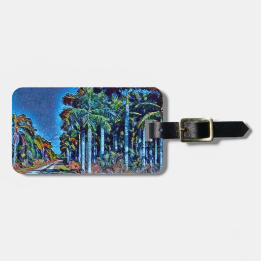 Palm Grove Road Gepäckanhänger (Vorderseite horizontal)